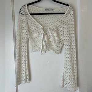 Bershka long sleeve cover up